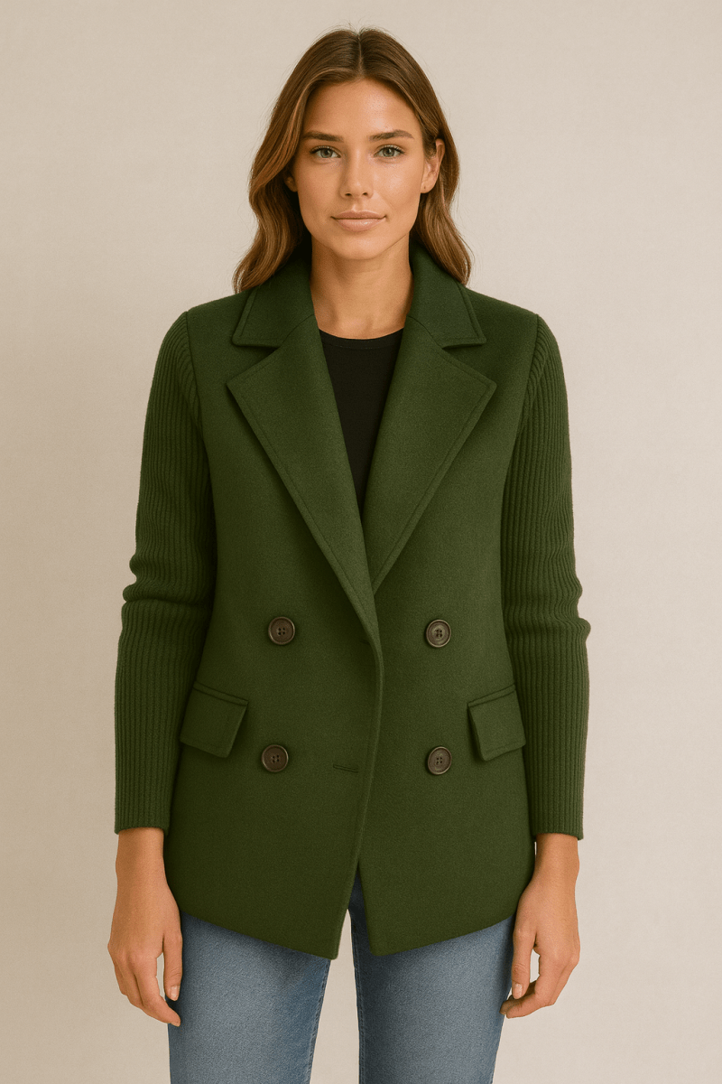 Ama | Blazer con mangas de punto