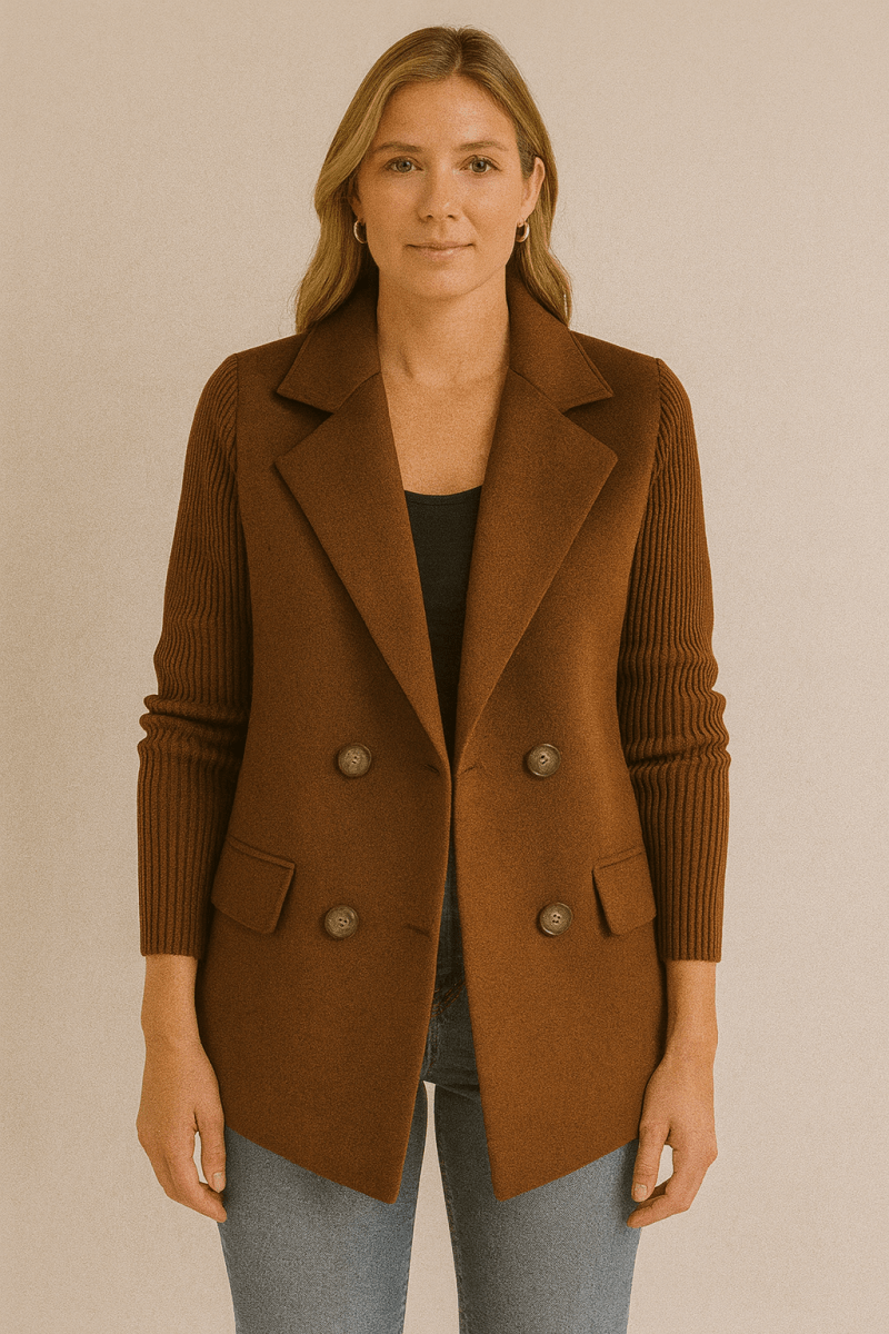 Ama | Blazer con mangas de punto