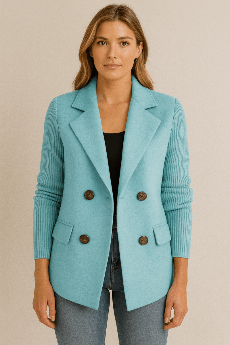 Ama | Blazer con mangas de punto