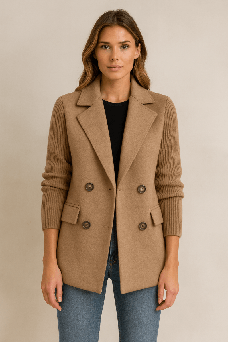 Ama | Blazer con mangas de punto