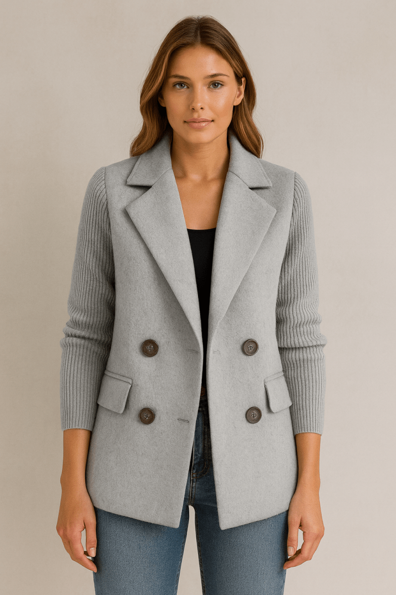 Ama | Blazer con mangas de punto