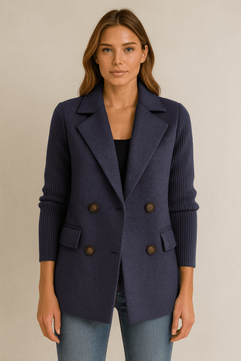 Ama | Blazer con mangas de punto