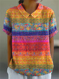 Maya | Chemise à rayures florales