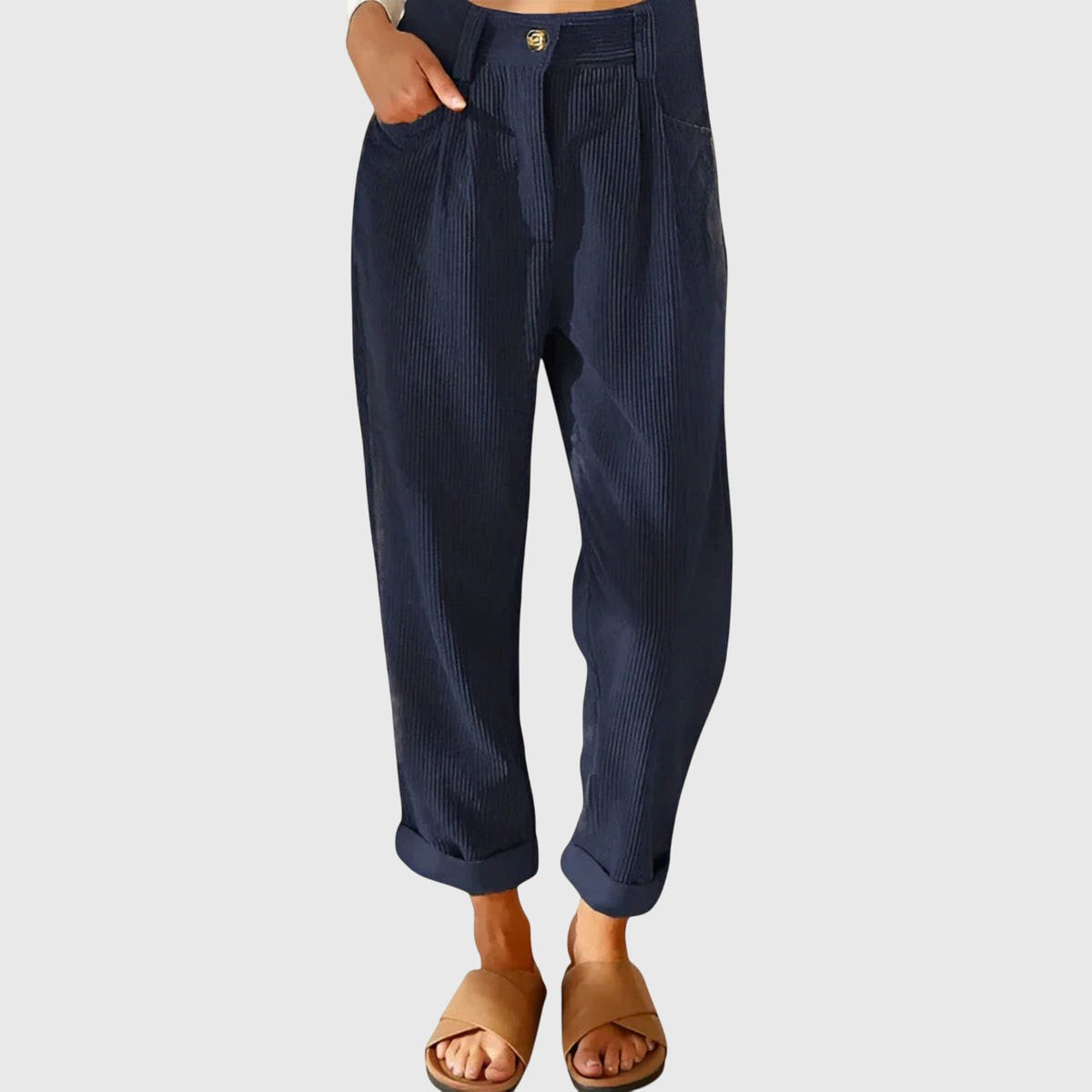 Jana - Pantalones modernos de pana