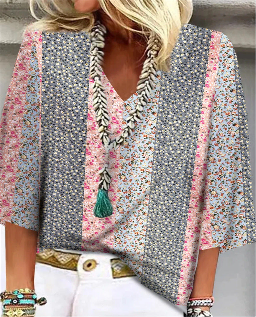 Anika | Blouse à fleurs légère