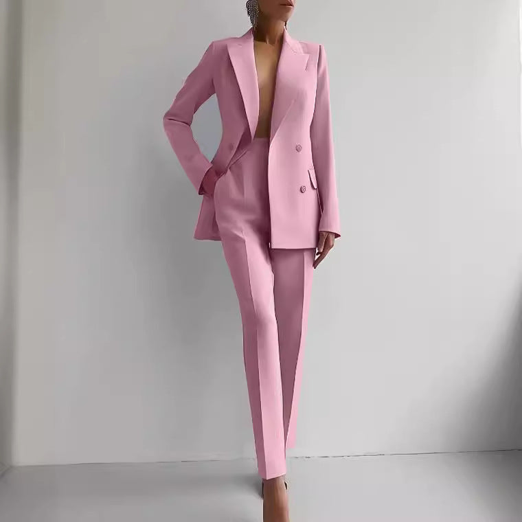 Conjunto de blazer y pantalón de cintura alta Sofia