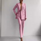 Conjunto de blazer y pantalón de cintura alta Sofia
