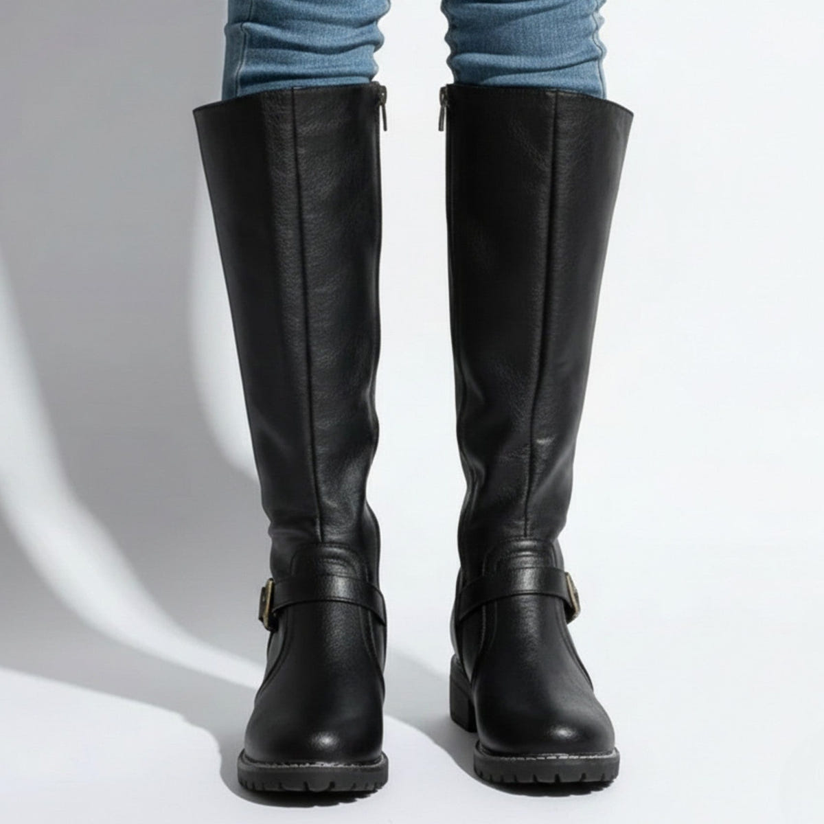 Stella™ | Botas femininas de cano alto com fivela