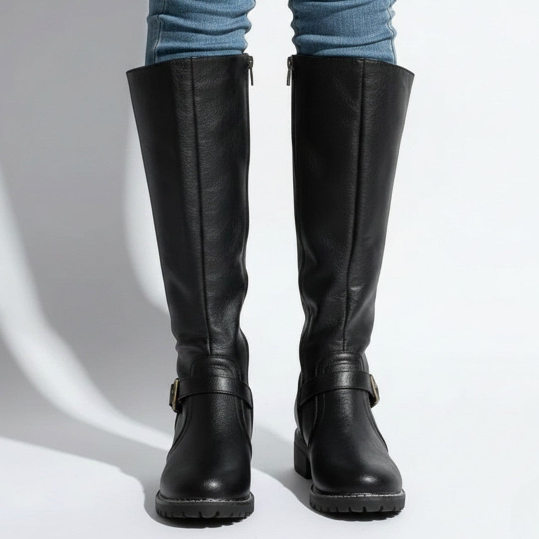 Stella™ | Women’s Knee-High Buckle Boots
