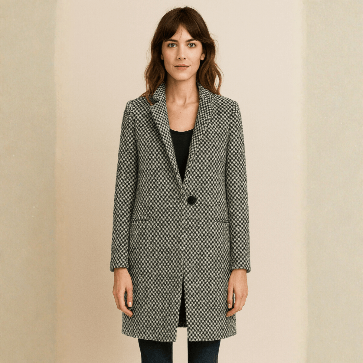 Claudia - Abrigo de lana con estilo para otoño e invierno