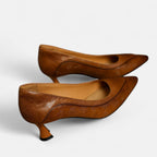 Zapatos de tacón de cuero Amara