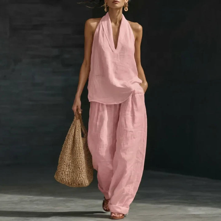 Zoë™ Conjunto sin mangas con pantalones anchos