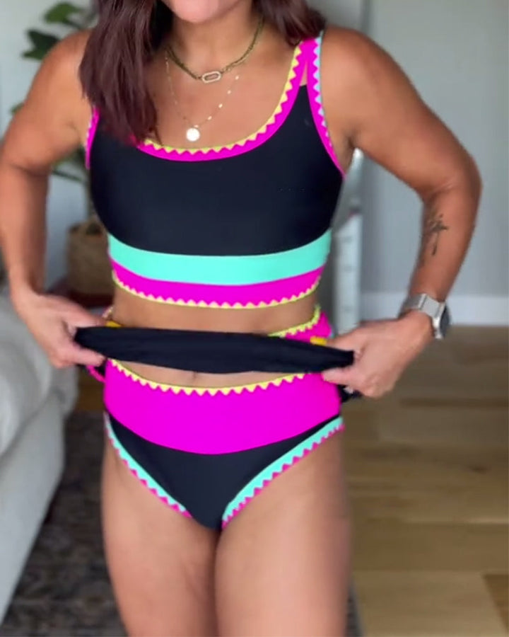 Myra - Conjunto de baño deportivo ajustado