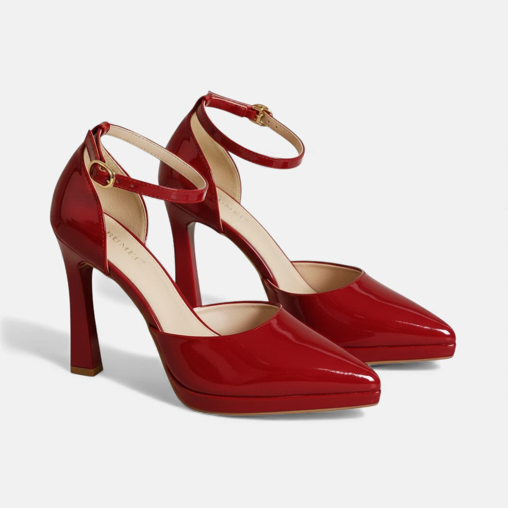Zapatos de tacón de cuero Evette