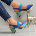 Elara | Zapatos de tacón cómodos con tiras cruzadas
