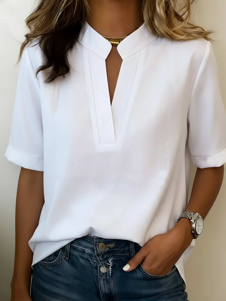 Margaux | Blusa elegante con cuello en V