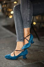 Elegant Strap Mid-Heels