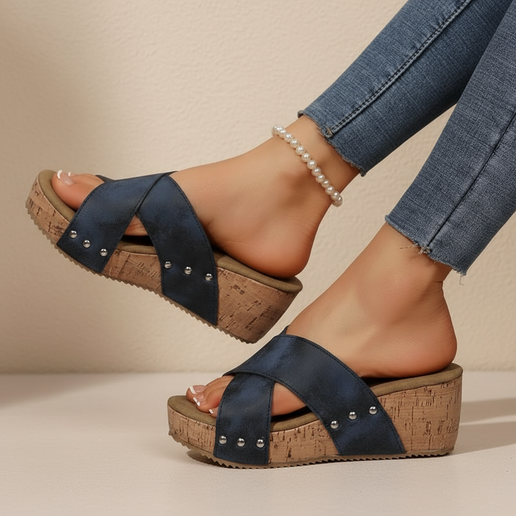 Kimberly – Sandalias de cuña bohemias y cómodas