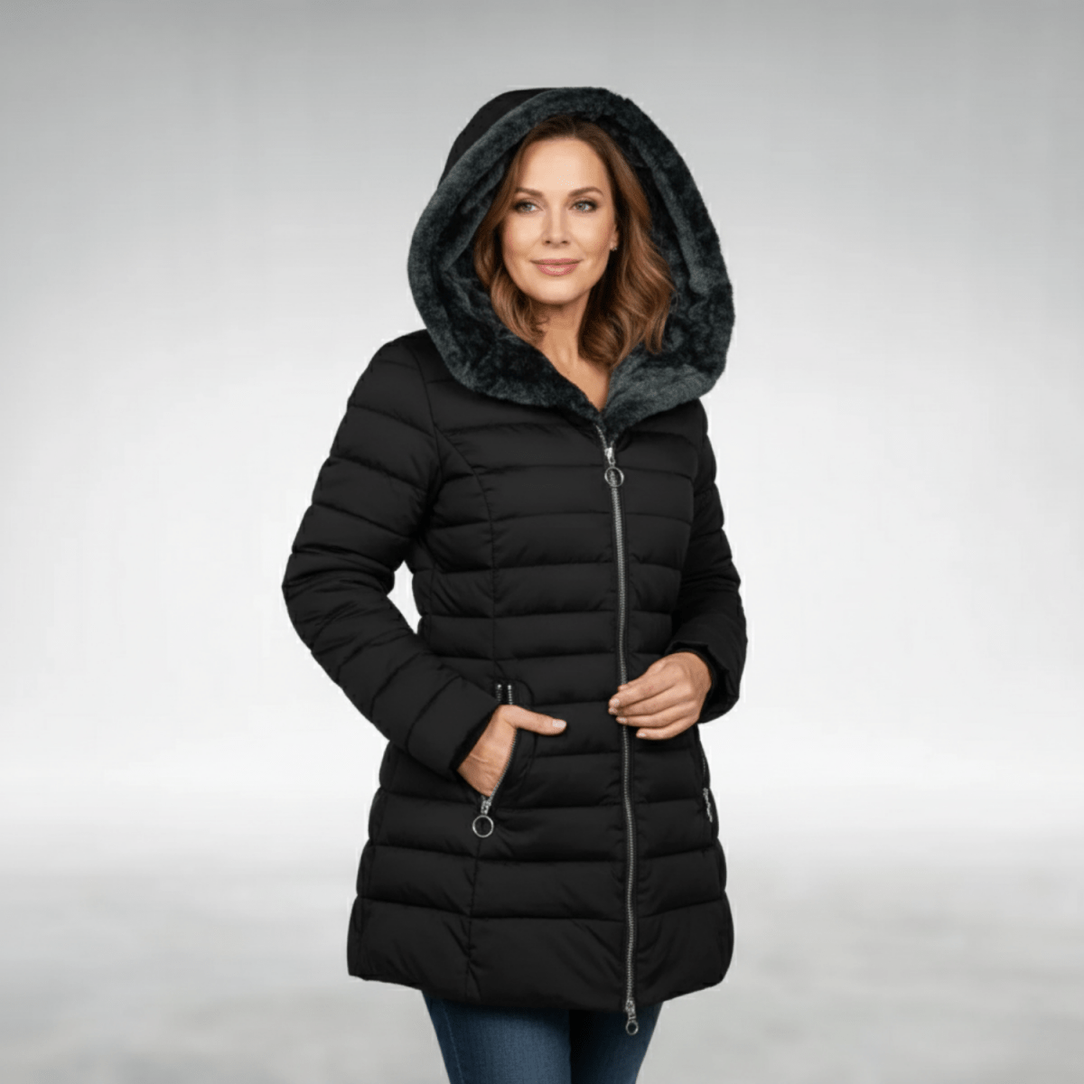 Gabrielle | Fleece-Lined Winter Jacket