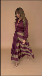 Mila | Robe maxi à rayures