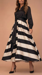 Mila | Robe maxi à rayures