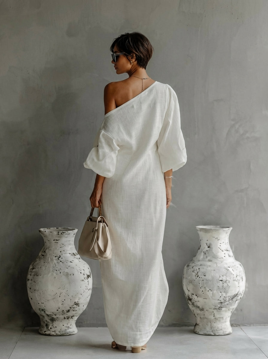 Nelle™ - Vestido longo elegante