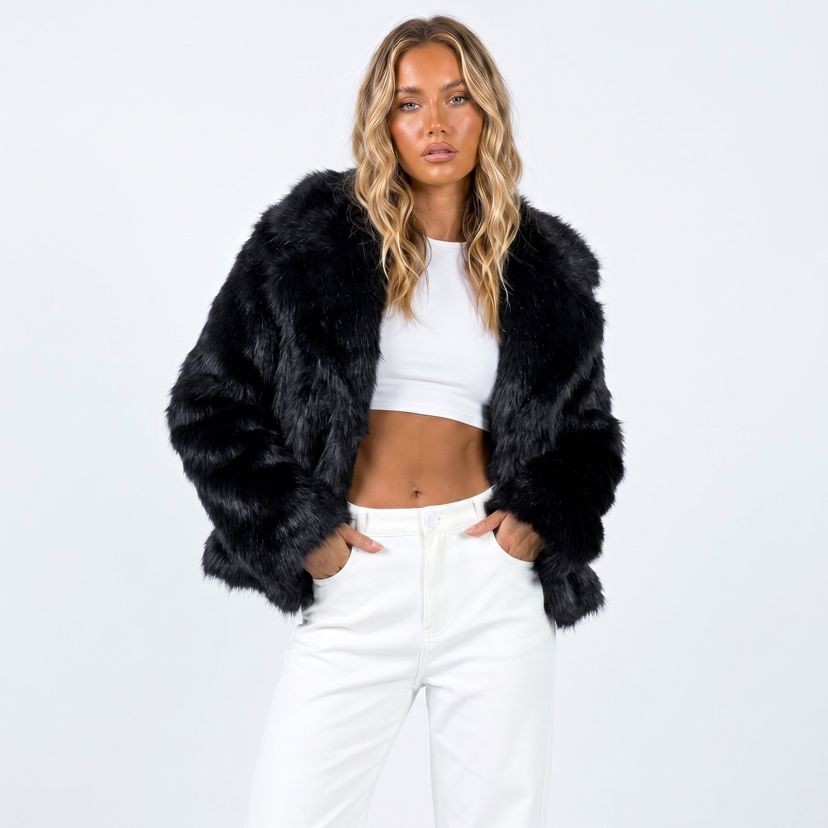 Maeve | Women Faux Fur Jacket