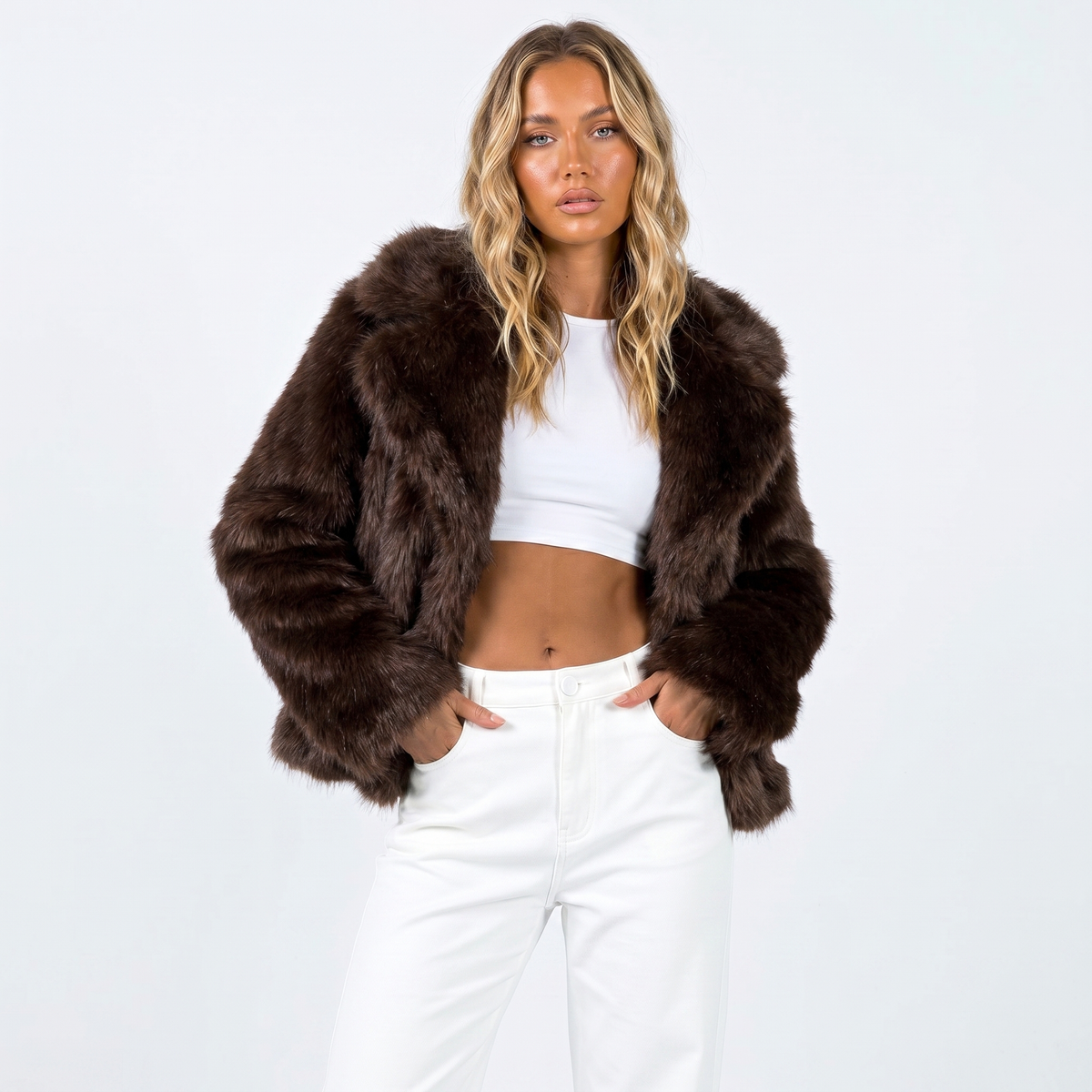 Maeve | Women Faux Fur Jacket