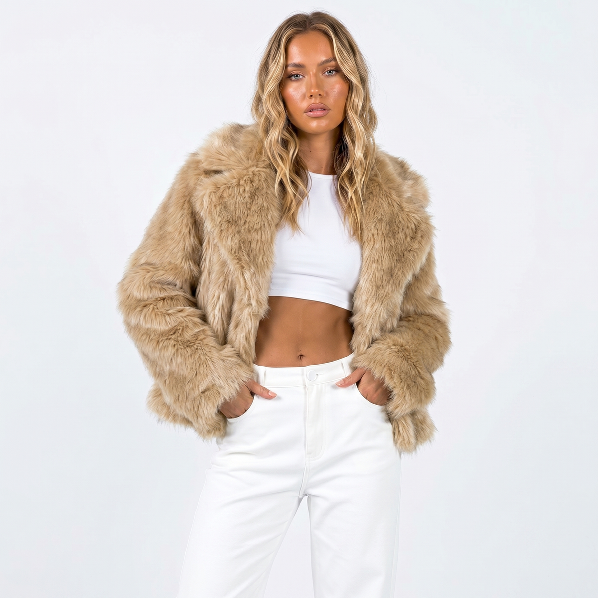 Maeve | Women Faux Fur Jacket