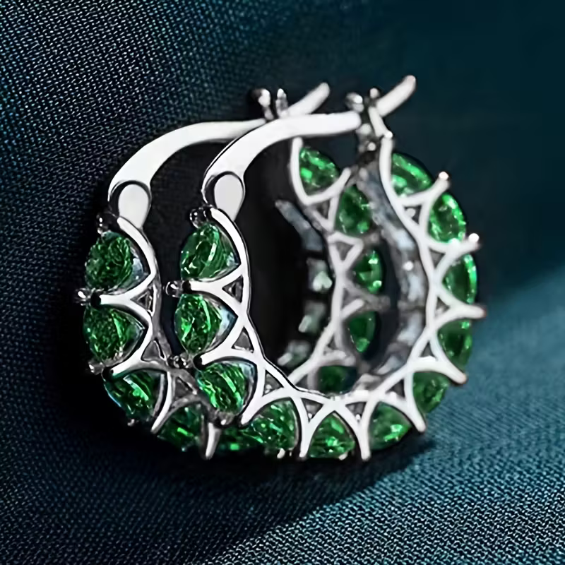 Pendientes de aro reales