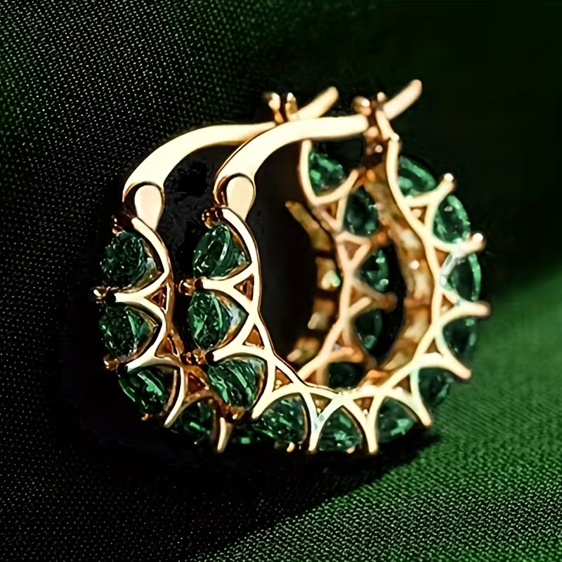 Pendientes de aro reales