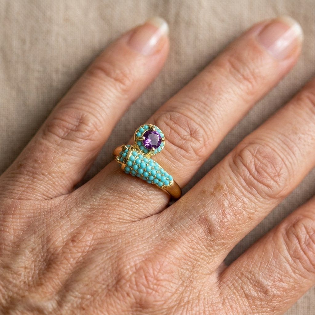 Turquoise Minimalist Ring