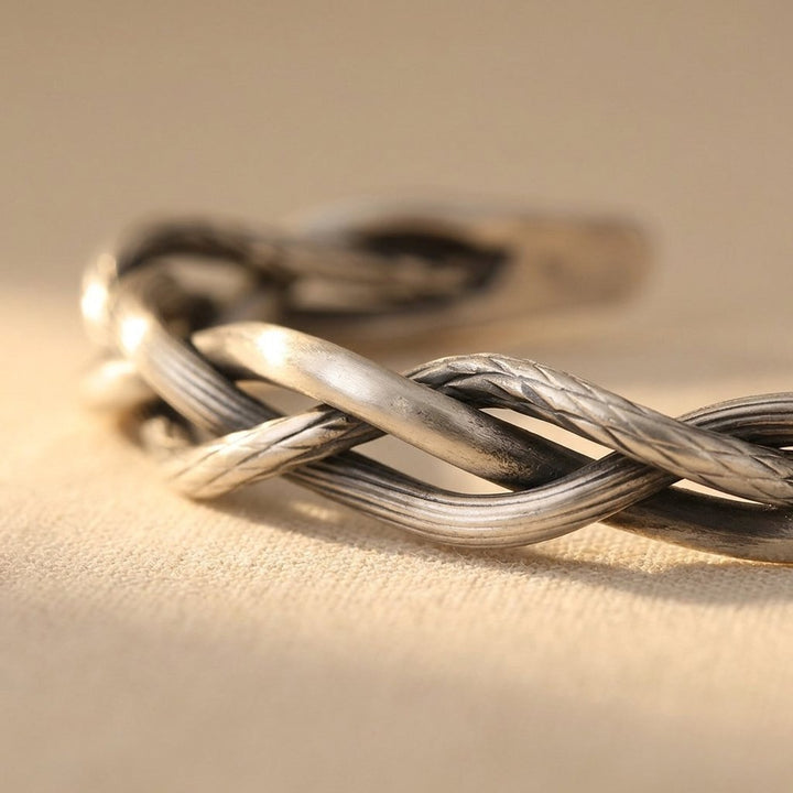 Braided Silver Bracelet