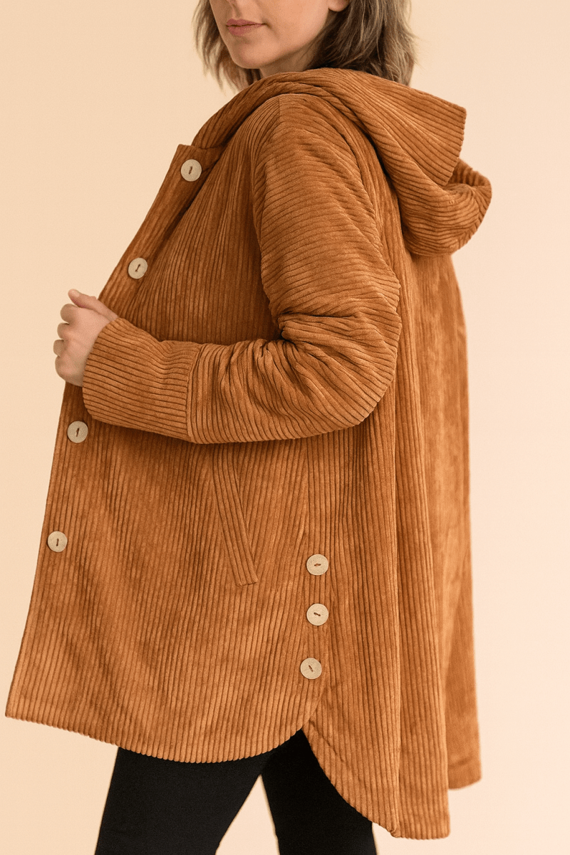 INDIE | CORDUROY HOODED JACKET