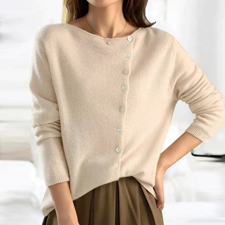 Julia™ | Dames Vest met Knoopsluiting - bellanza