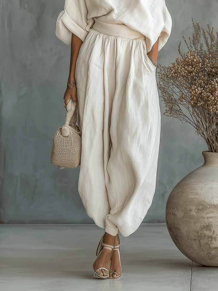 Mila™ || Conjunto de 2 piezas con hombros descubiertos