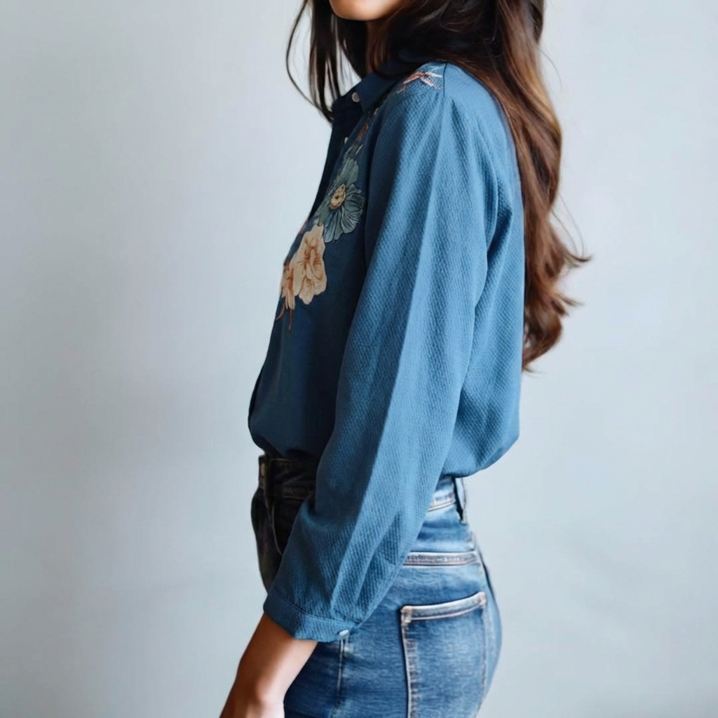 Blusa Floral Boho Chic para Mujer