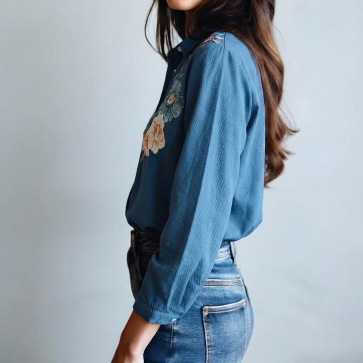 Blusa Floral Boho Chic para Mujer