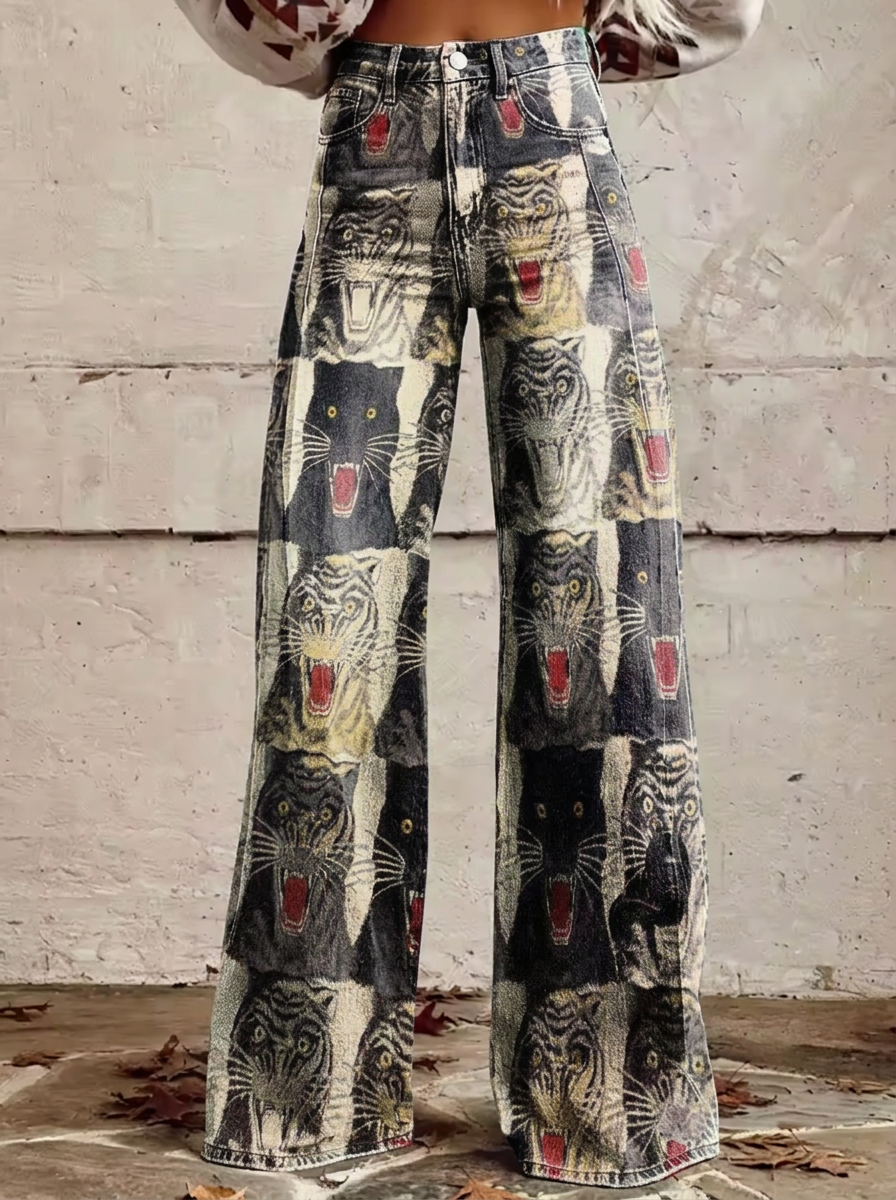 Sofia - Jeans Cómodos de Pierna Ancha