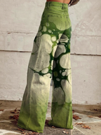 Elena - Artistic Wide Leg Jeans