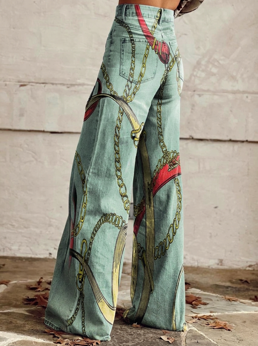 Stella - High-Waisted Wide Leg Jeans