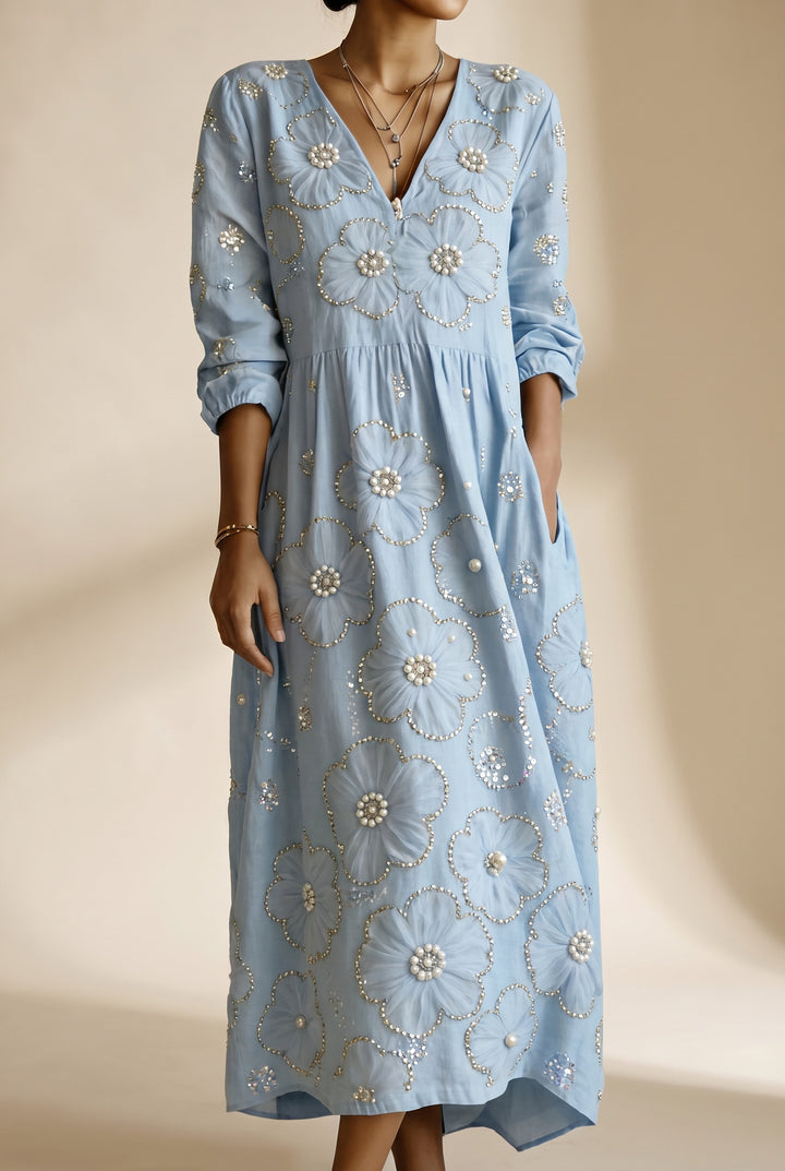 LENA | FLORAL MIDI DRESS