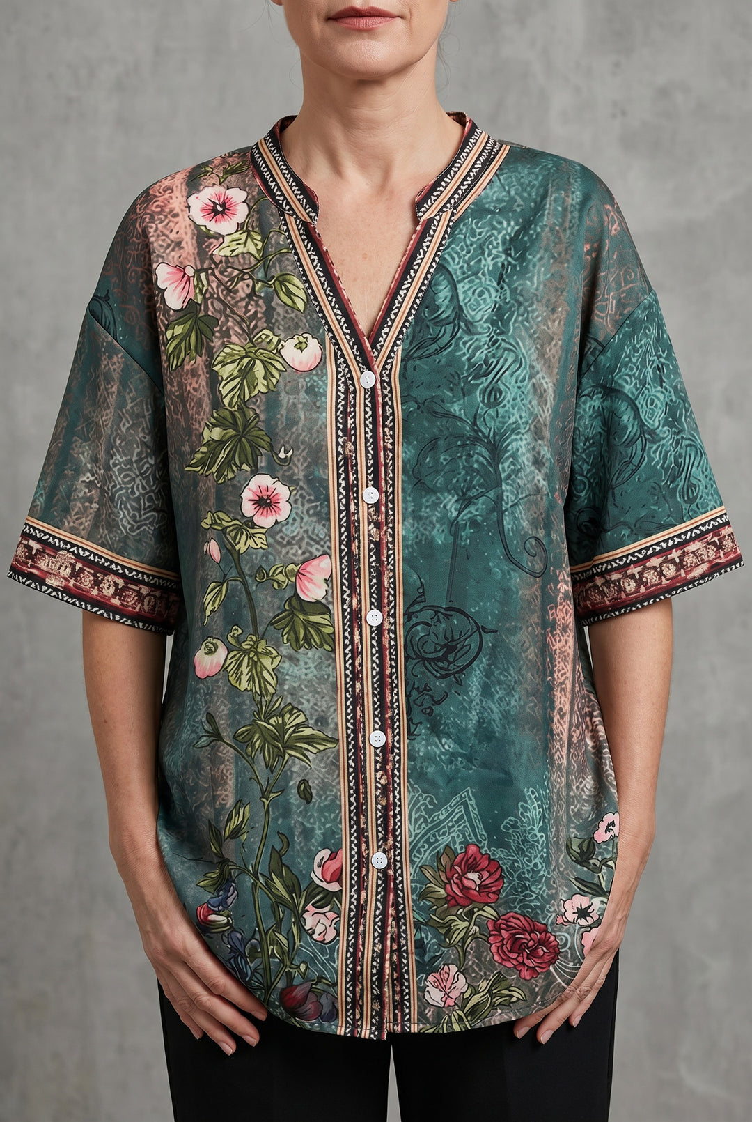Braila | Watercolor Petal Blouse