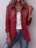 Vivian – Paisley Frill Jacket