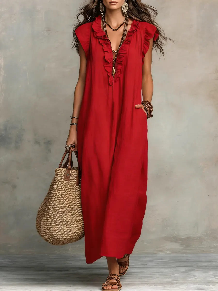 Camellia | Vestido largo bohemio