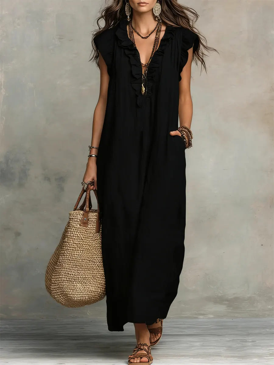 Camellia | Vestido largo bohemio