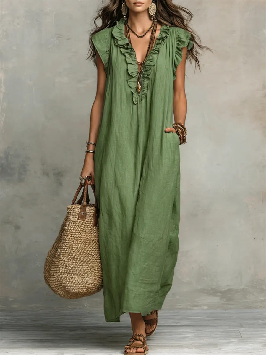 Camellia | Vestido largo bohemio