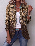 Claudia – Leopard Print Frill Jacket