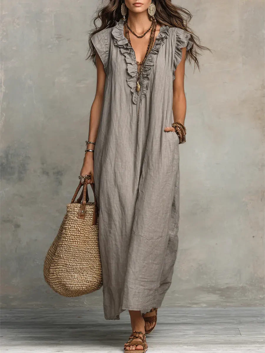 Camellia | Vestido largo bohemio