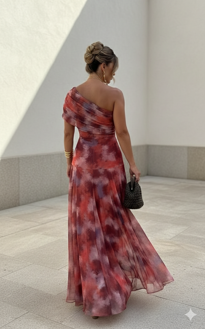 Uma | Vestido ancho fluido con diseño elegante